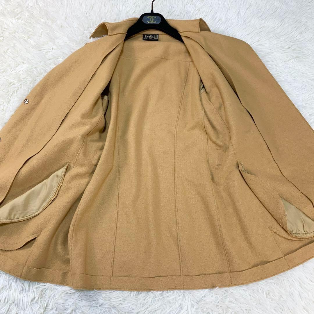 フェンディ*ジャケット/コート*ベージュ*FENDI*F金具ベルト