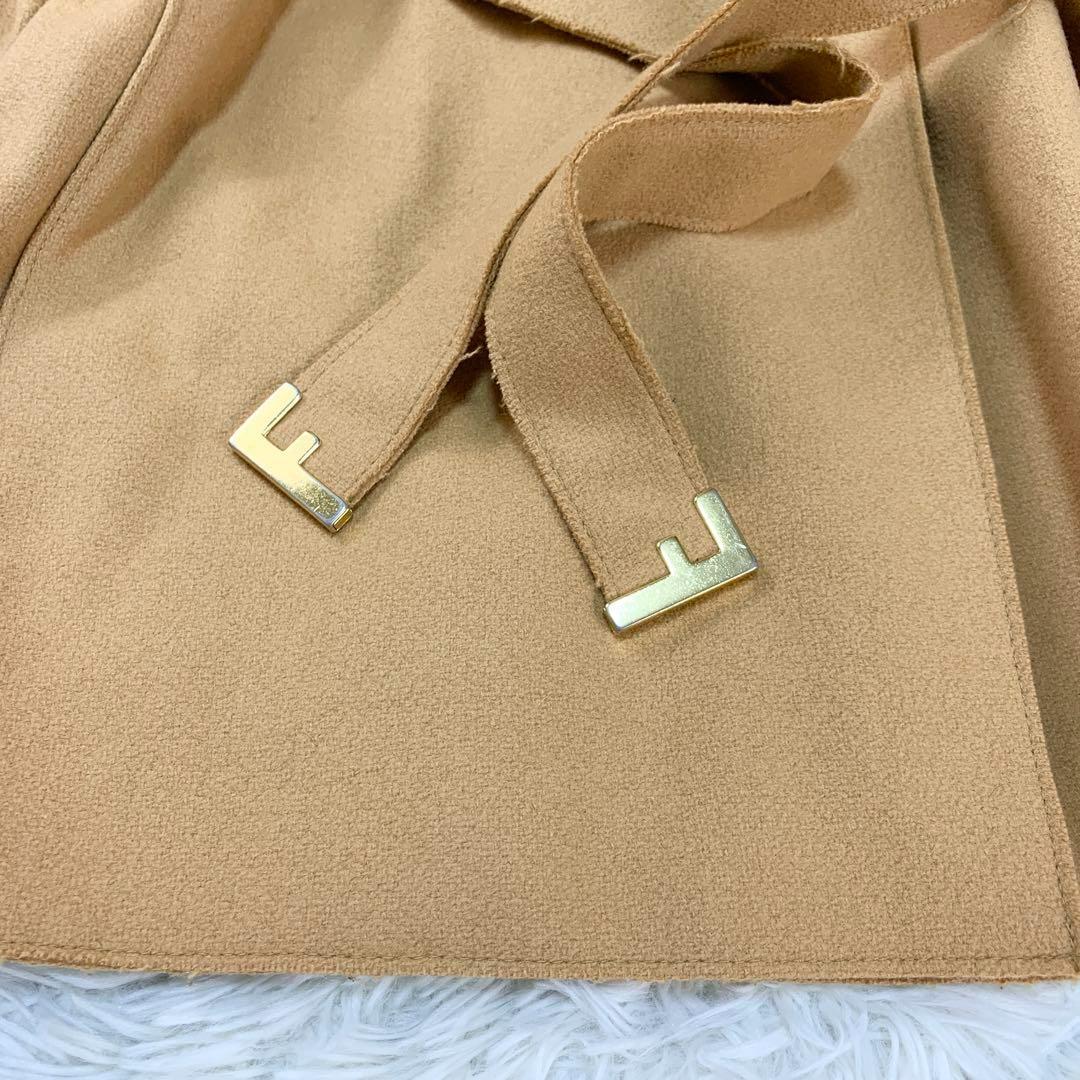 フェンディ*ジャケット/コート*ベージュ*FENDI*F金具ベルト