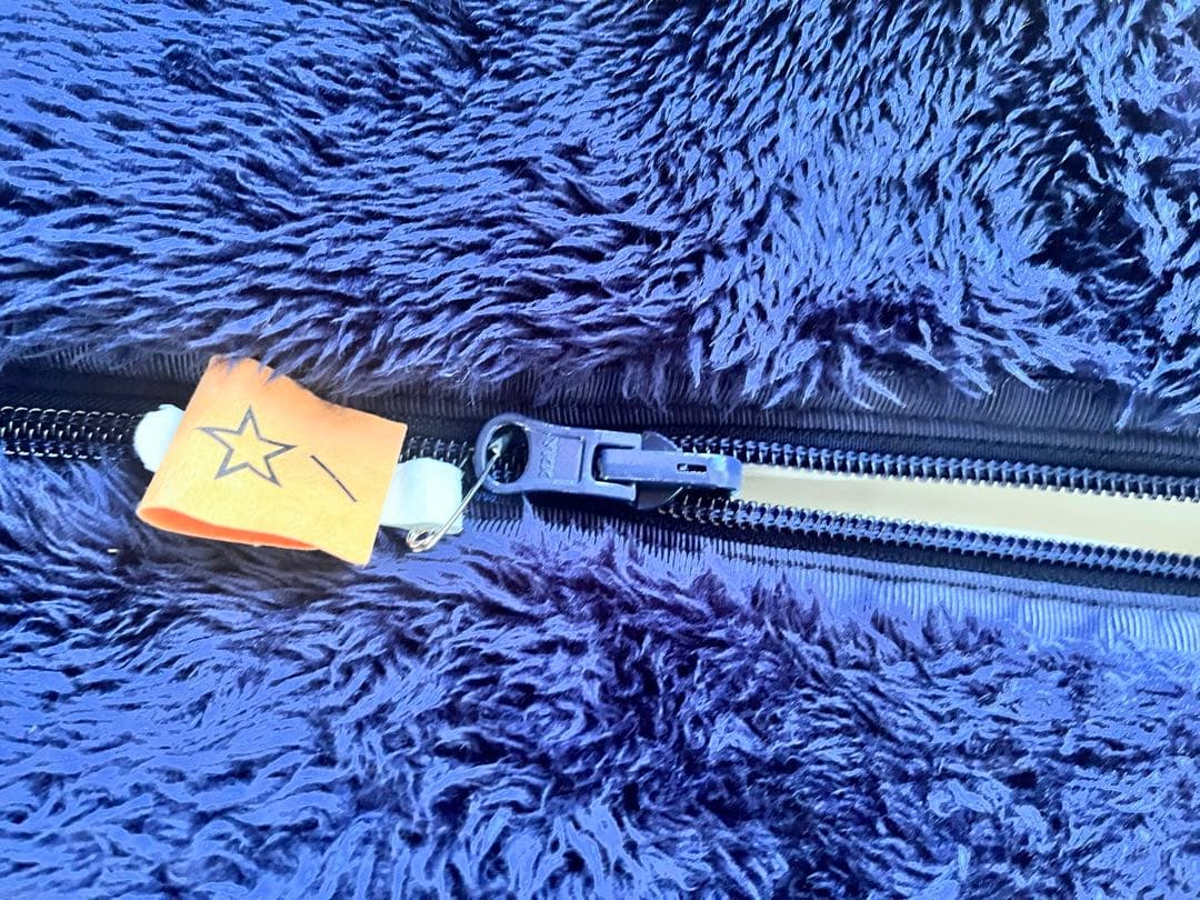 Beams Golf フリースベスト ネイビー　ホワイト Ｍ