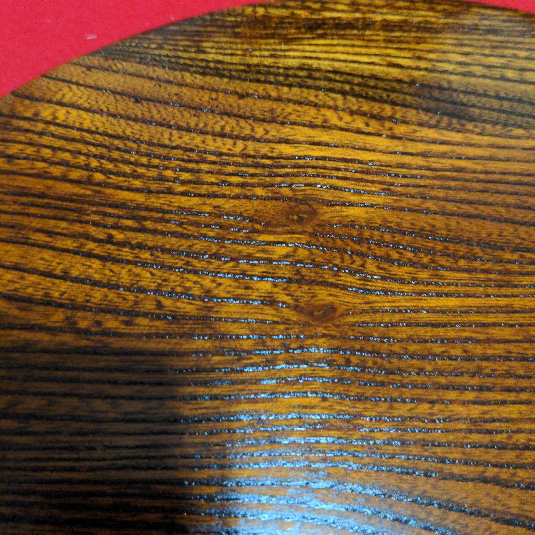 欅　くり抜き　丸盆　２個セット