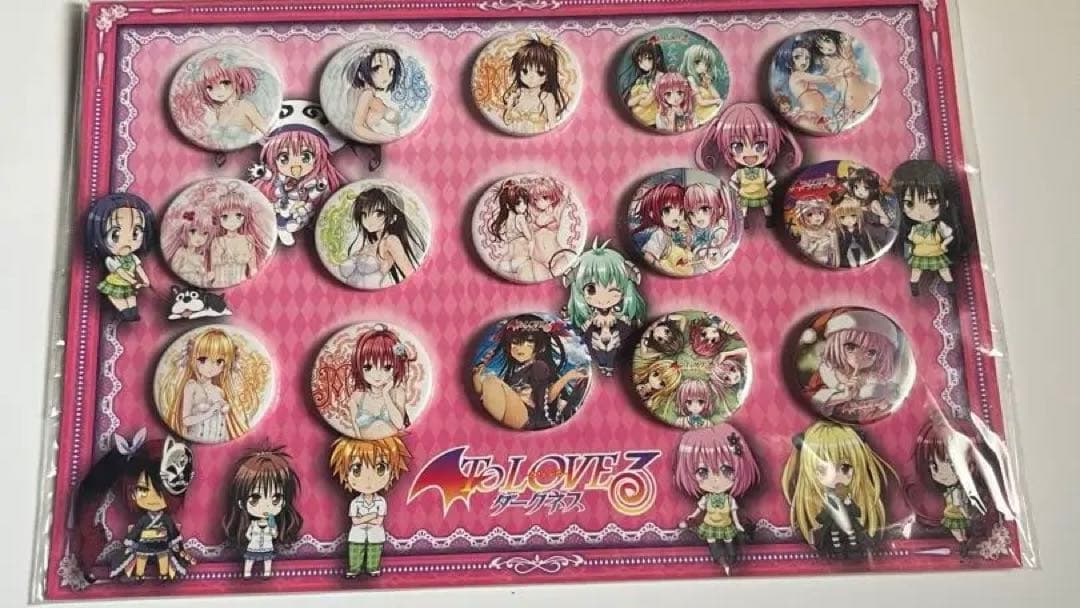 ToLOVEるダークネス 缶バッジセット ジャンプフェスタ2015超貴重