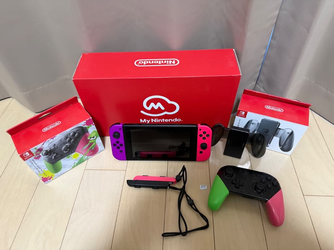 Nintendo Switch 本体 コントローラー・SDカード付き