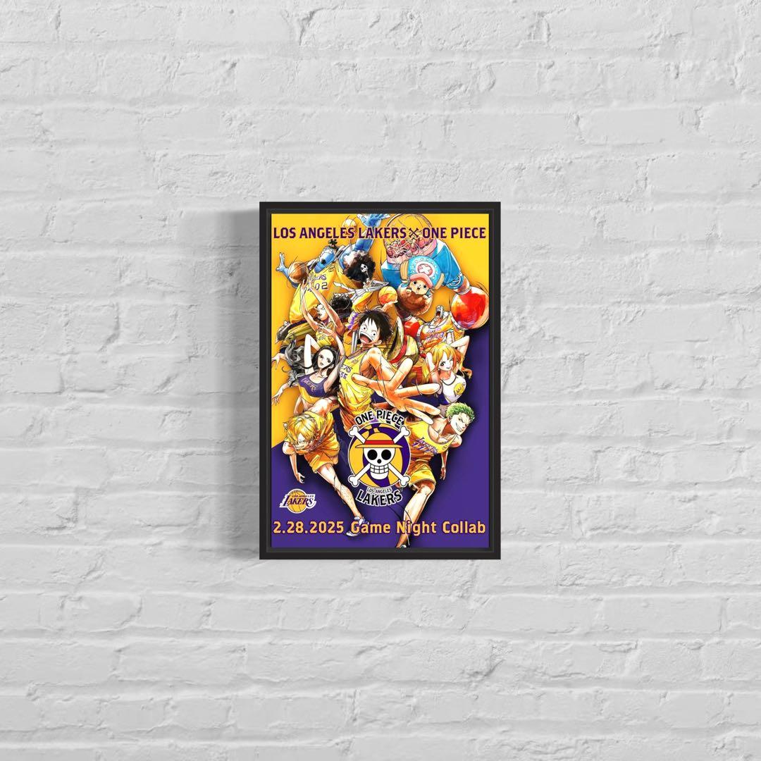 【残1枚】ワンピース×レイカーズ限定コラボポスターonepiece×lakers