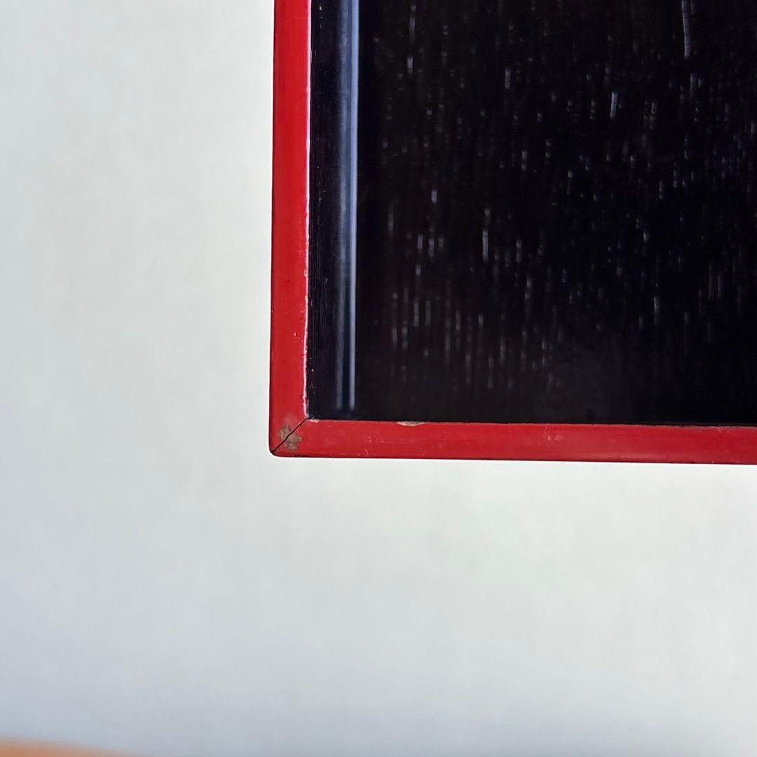 名門 平安 みの屋 美濃屋 木製 手提重箱 古道具 弁当箱 菓子器 共箱