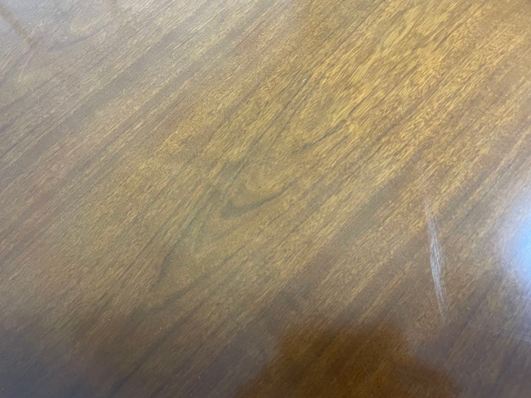 カリモク木製コーナーキャビネット ガラス扉付き