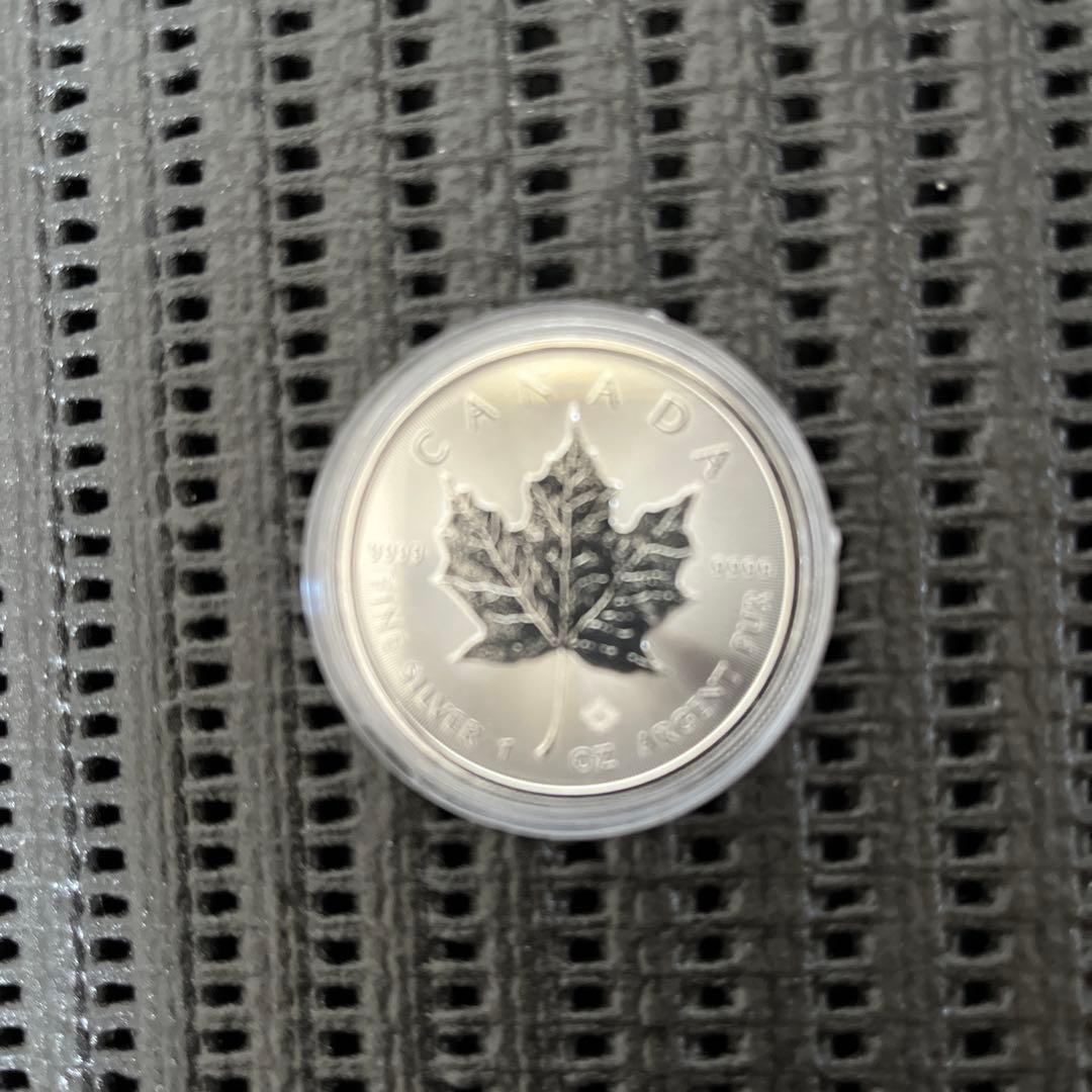 【メイプルリーフ銀貨1オンス2021年】 クリアケース入り3枚【新品未使用】
