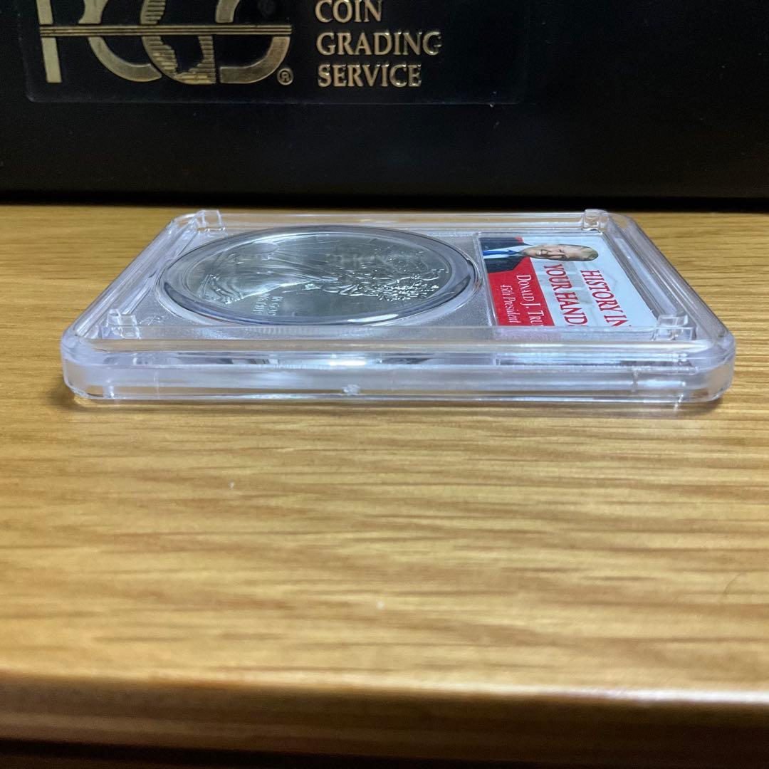 【新品】イーグル銀貨 トランプ大統領 2021 PCGS MS70 Type1