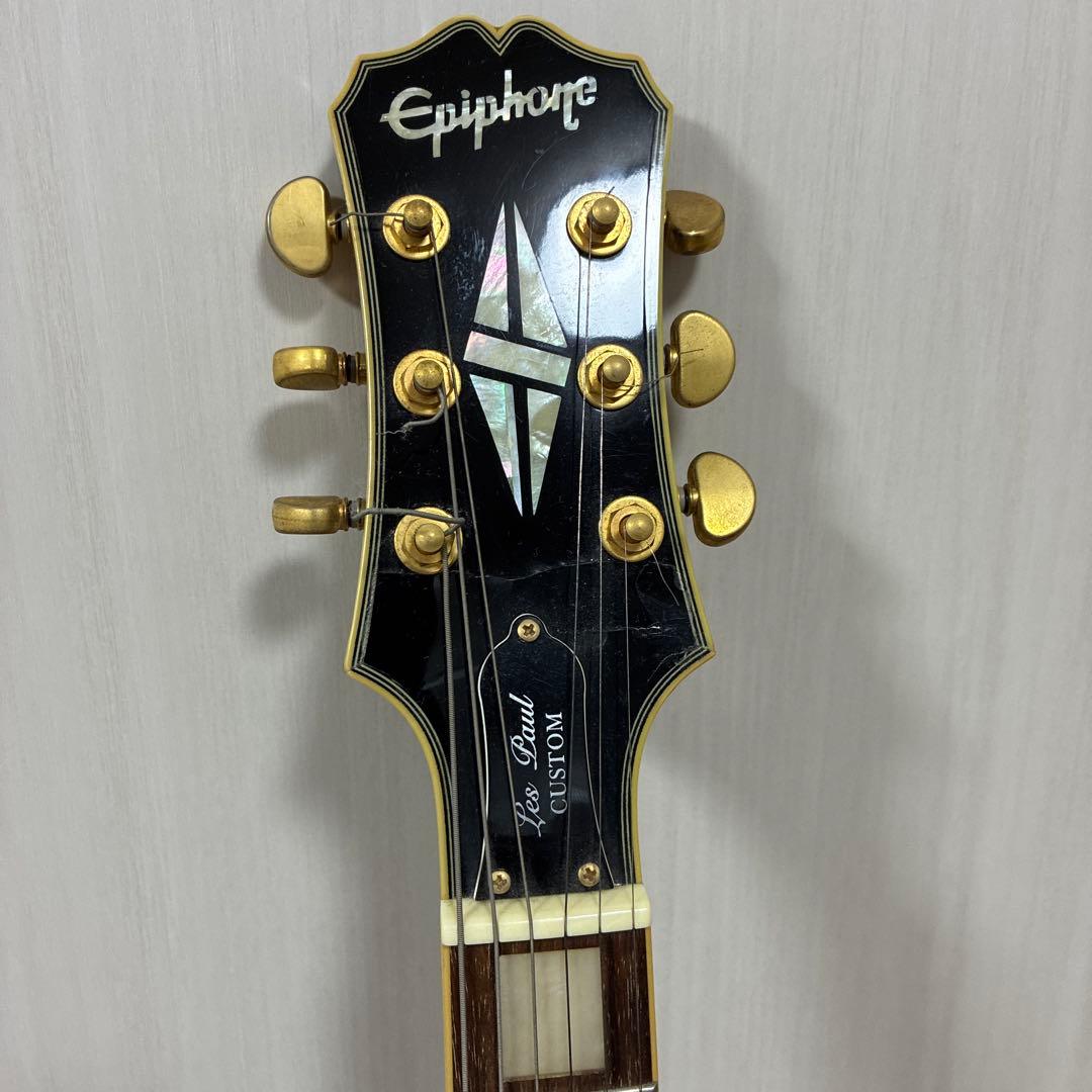 2006年製Epiphone Les Paul Custom ネック折れ補修済