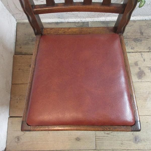 イギリス アンティーク 家具 ダイニングチェア 椅子 イス 英国 4277e