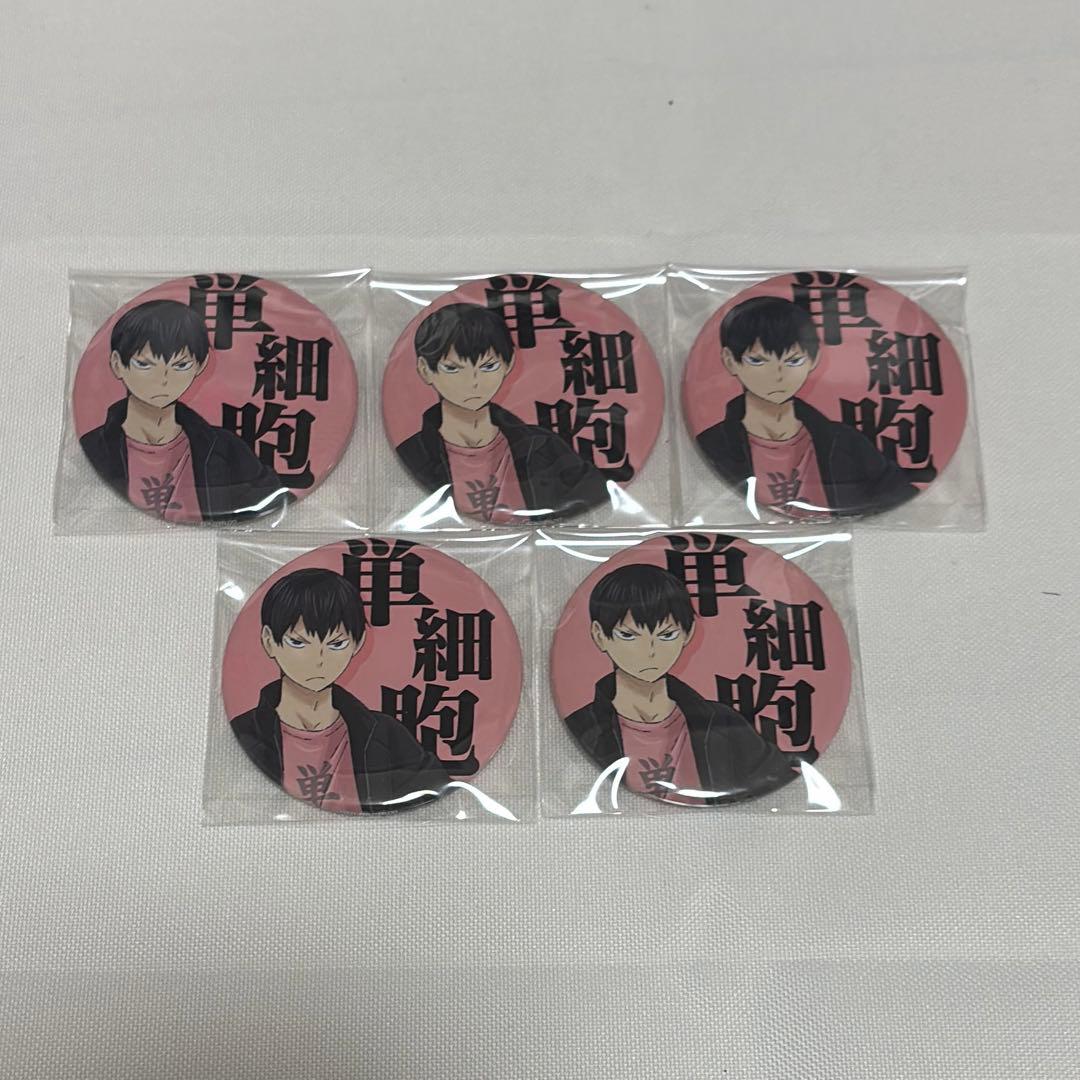 影山飛雄 単細胞 四字熟語 缶バッジ