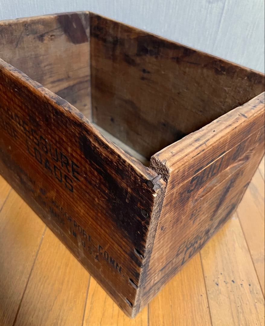 レミントン 木箱 ヴィンテージ アンティーク ウッドボックス 弾薬 アメリカ