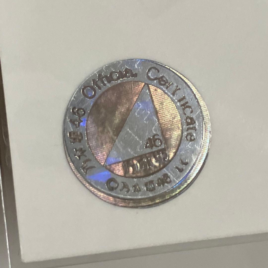 乃木坂46 生写真　掛橋沙耶香　マシンガンレイン　直筆サイン　自引き品