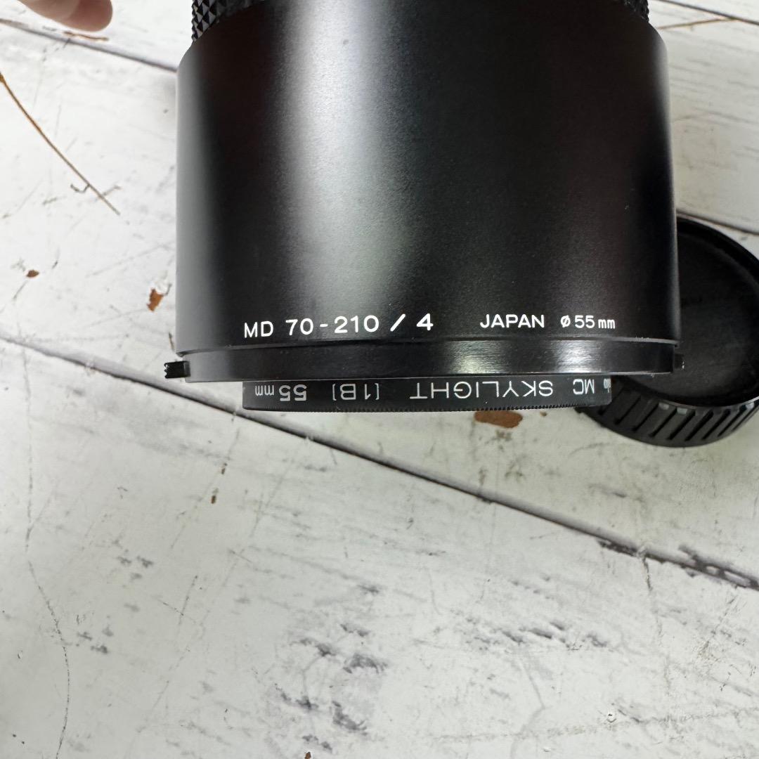 Minolta XD-sフィルム一眼レフカメラ 複数レンズ ケース付