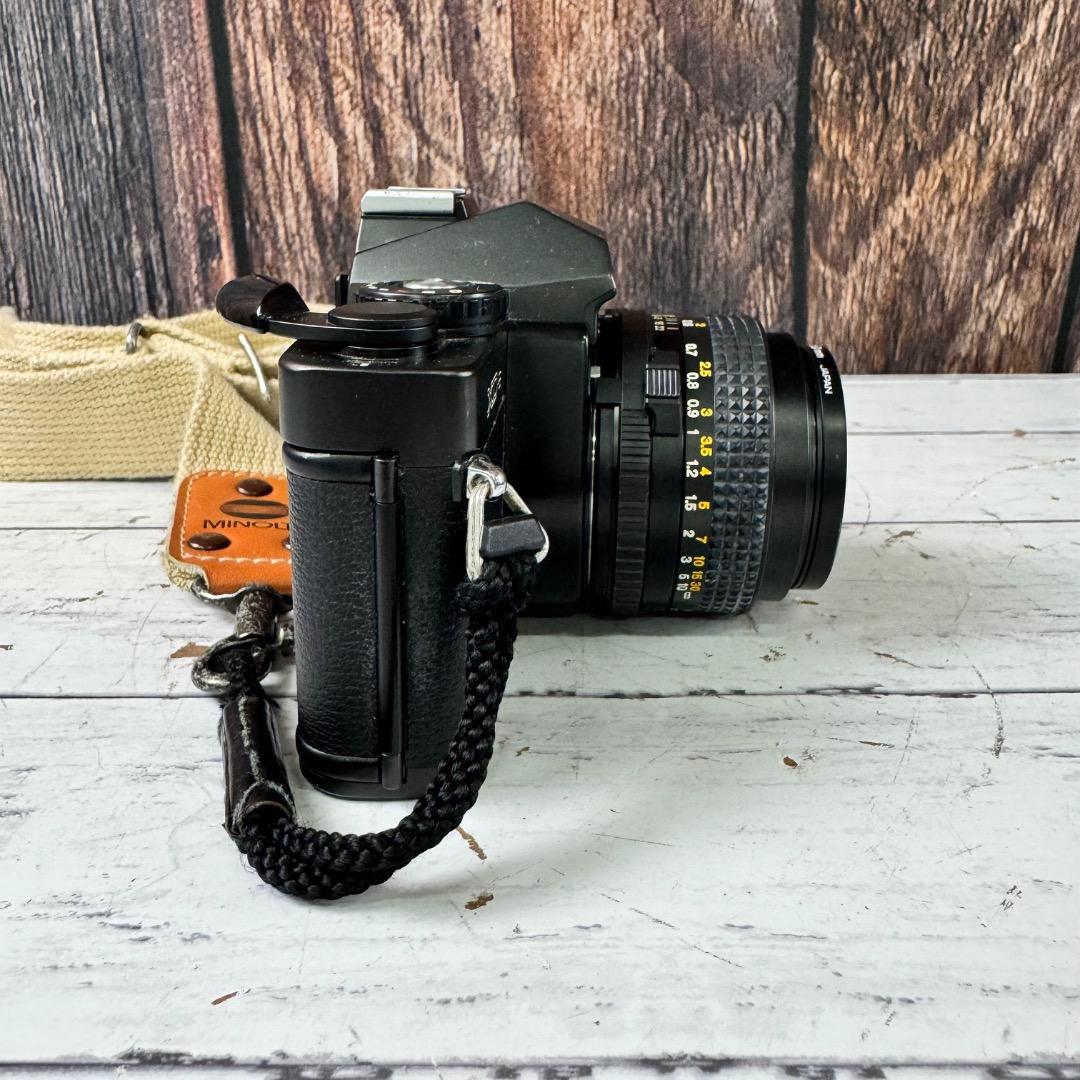 Minolta XD-sフィルム一眼レフカメラ 複数レンズ ケース付