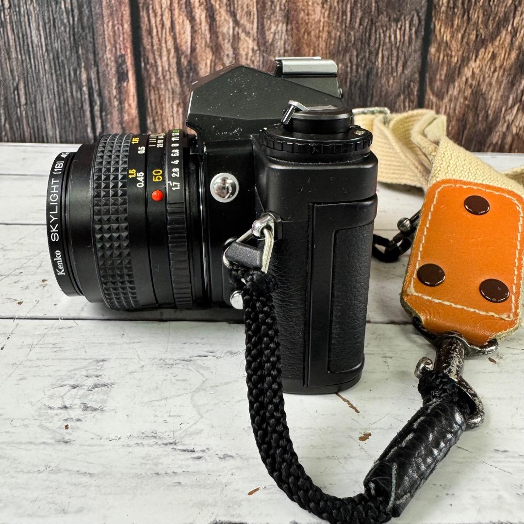 Minolta XD-sフィルム一眼レフカメラ 複数レンズ ケース付