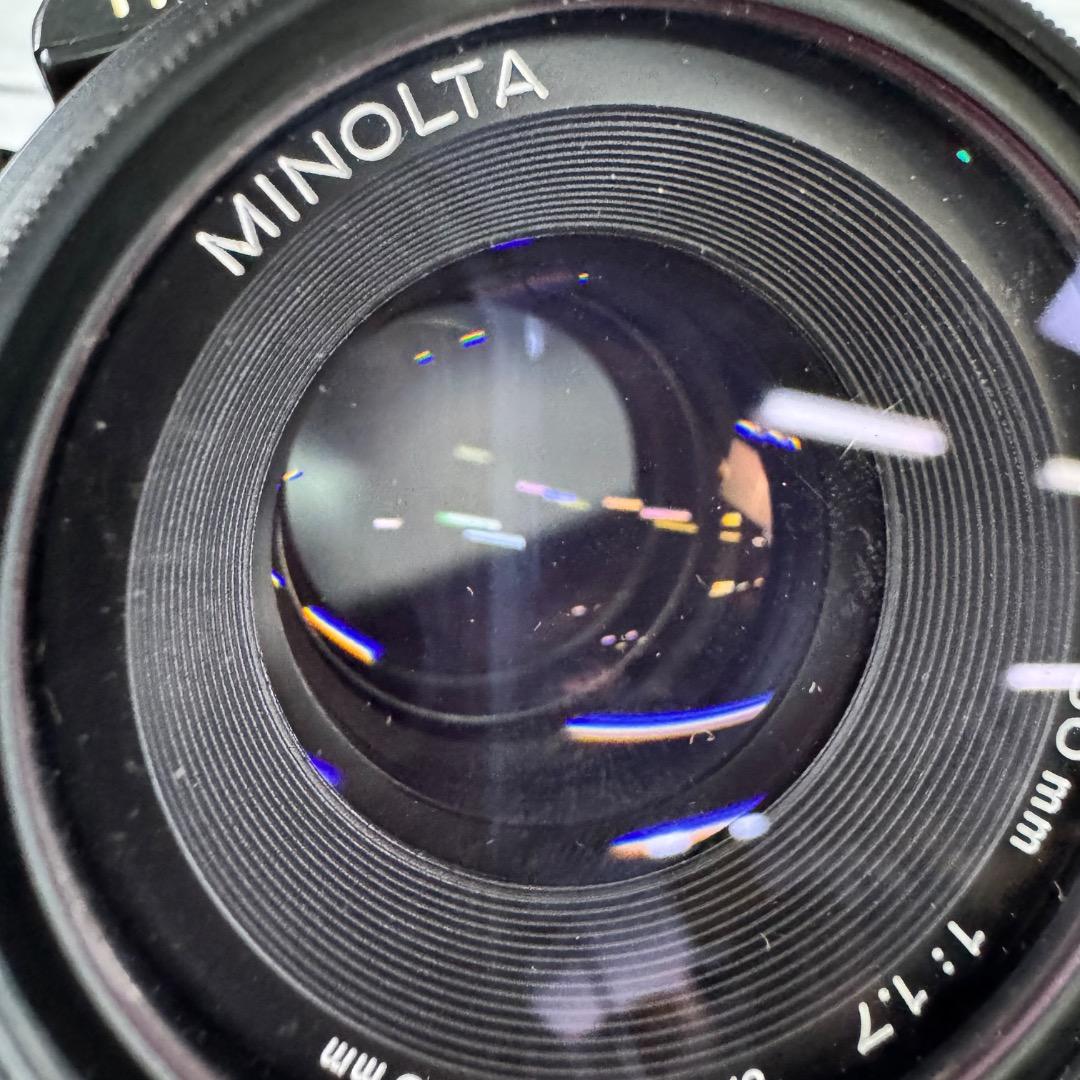 Minolta XD-sフィルム一眼レフカメラ 複数レンズ ケース付