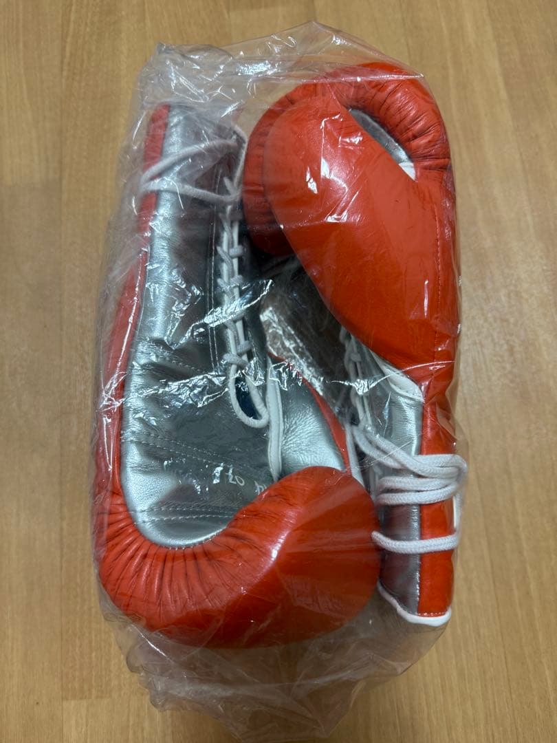 ボクシンググローブ 14 oz オレンジ/銀 新品未使用 【正規品】別注カラー