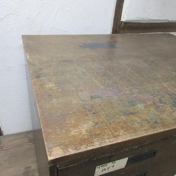 イギリス アンティーク 家具 アーキテクト チェスト 製図 図面入れ 6372c