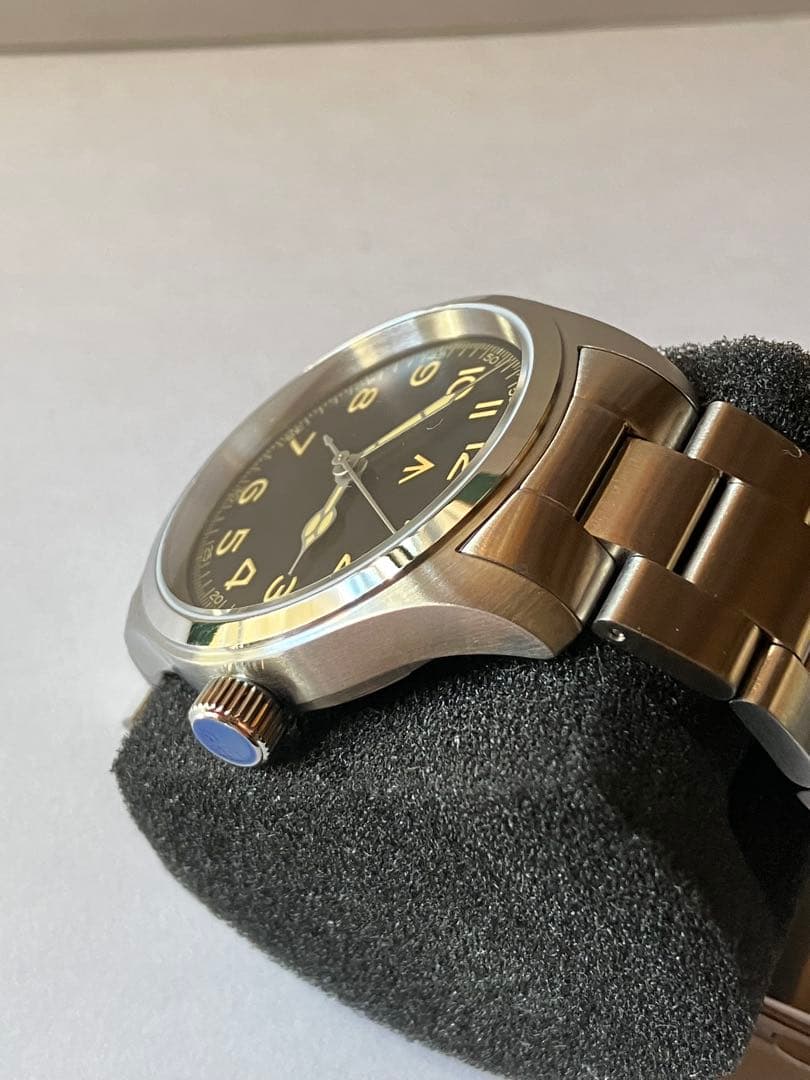 ミリタリーウォッチ 38㎜ 純正SSベルト新品　militado ml08