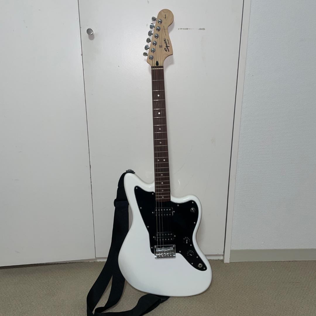 美品 Squier Jazzmaster スクワイヤー ジャズマスター ホワイト