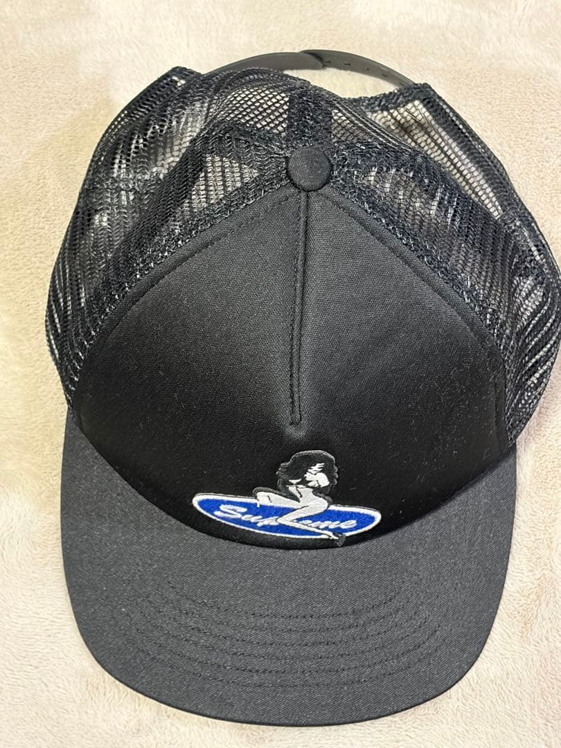 Supreme メッシュバックキャップ 黒