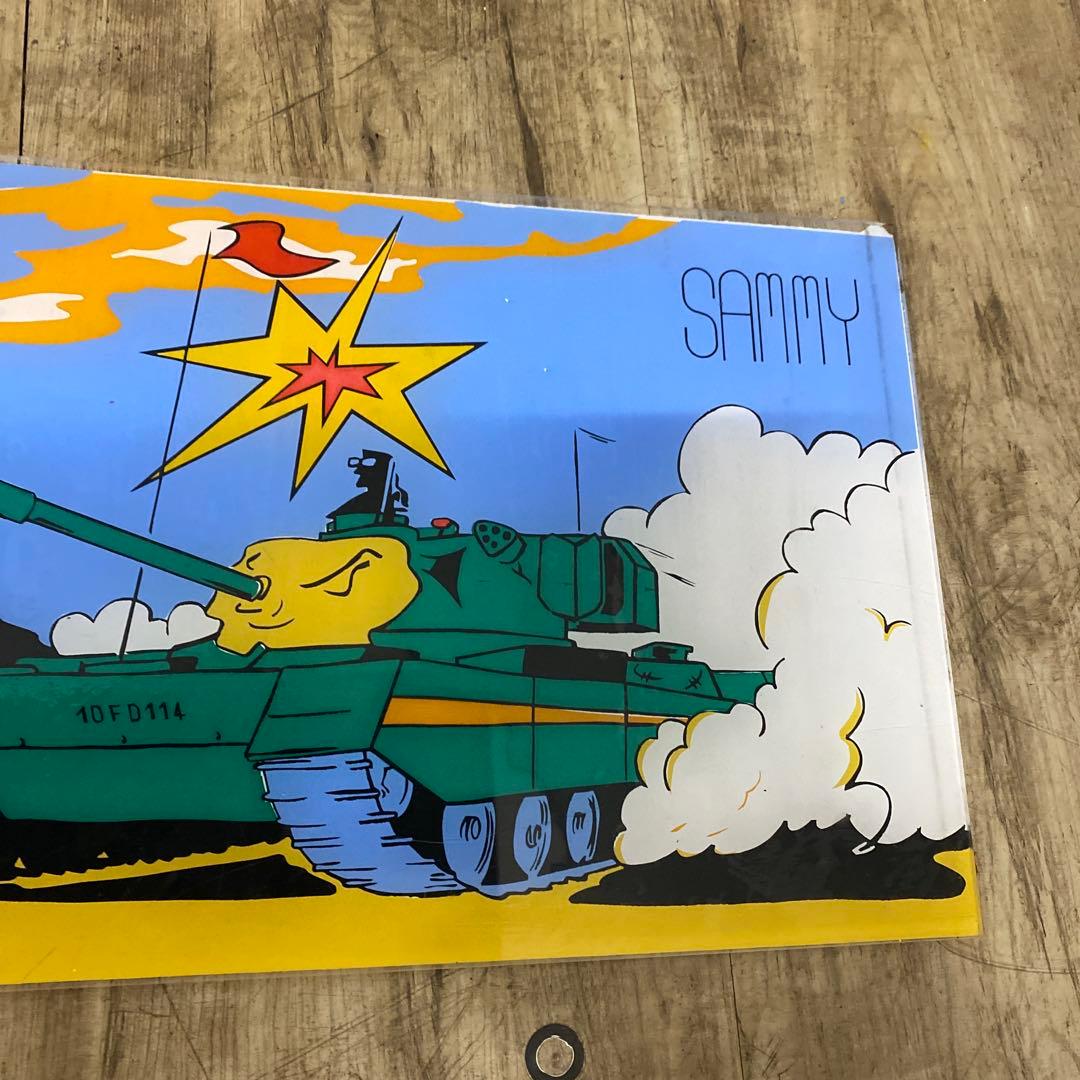 ID:85460 昭和レトロ 当時物　SAMMY パネル　TANK