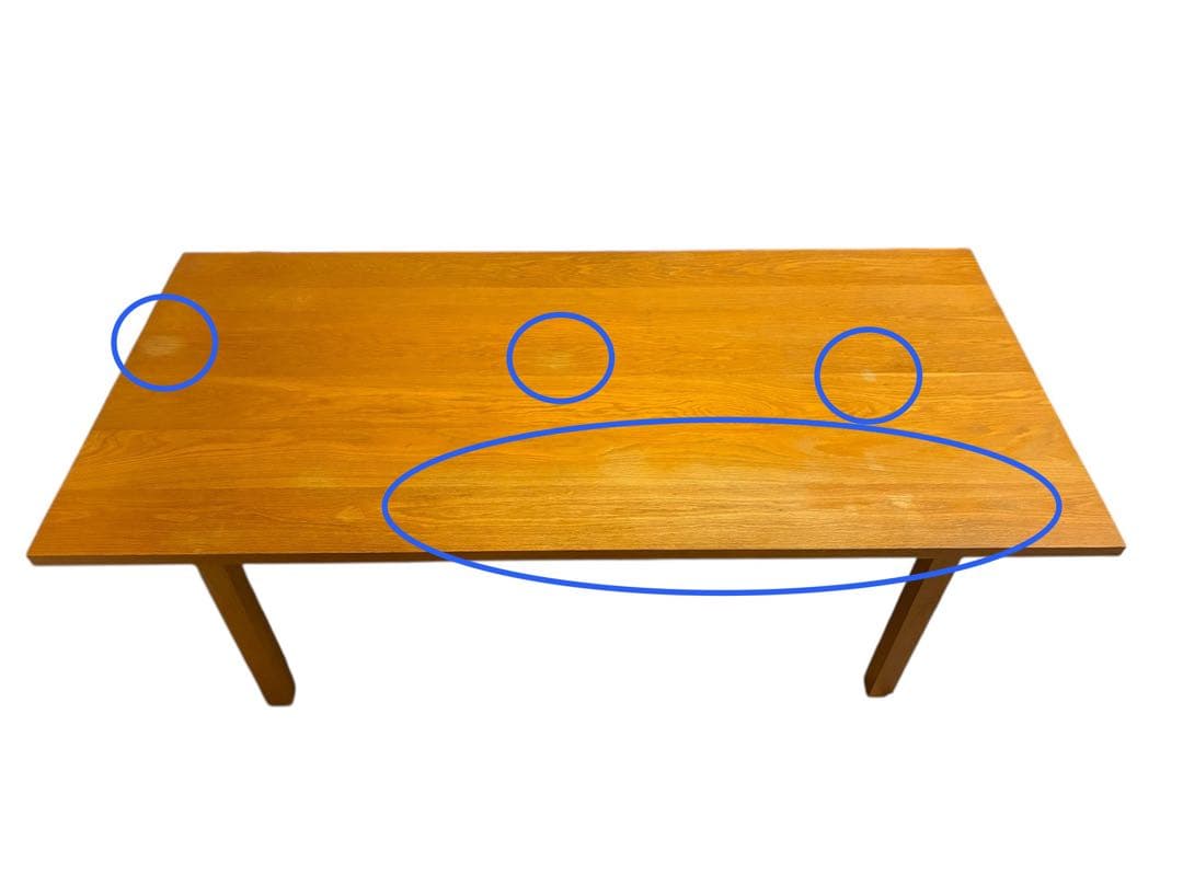 無印良品 REAL FARNITURE 木製ダイニングテーブル 長方形