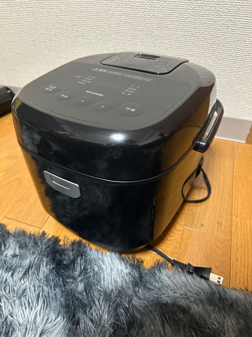 IRIS OHYAMA マイコン式炊飯器 5.5合 ブラック