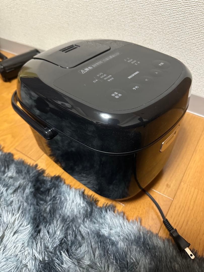 IRIS OHYAMA マイコン式炊飯器 5.5合 ブラック