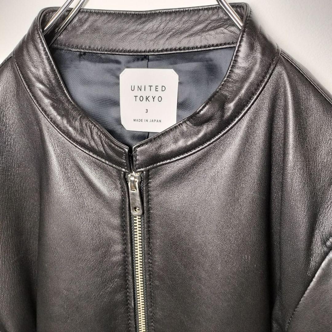 UNITEDTOKYO ユナイテッドトウキョウ シープスキンレザージャケット L