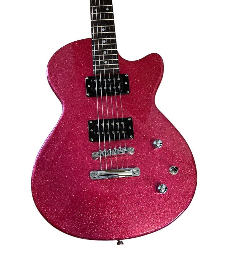 デイジーロック レスポール ギター ロックキャンディ ピンクラメ