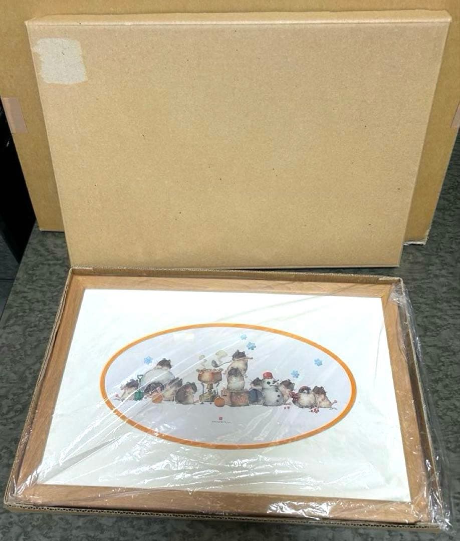 自然イラスト作家　北田稔　オリジナル　シルススクリーン作品