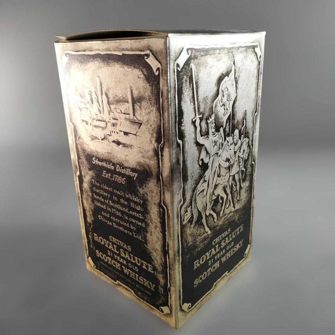 A1340-2/ロイヤルサルート21年/青陶器ボトル/スコッチウイスキー/