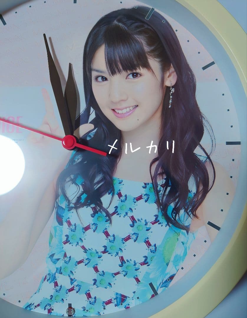 モーニング娘。 道重さゆみ 音声入り壁掛け時計 2014ファンクラブ限定