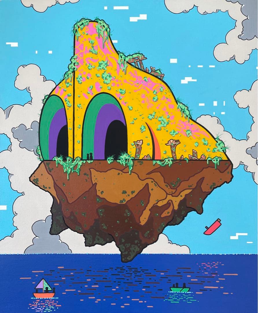 抽象風景絵画　清水公太