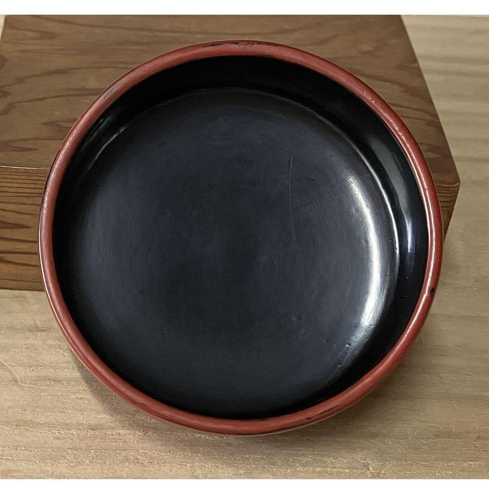 F1387 鎌倉彫 棗 在銘 木箱入り 木製 漆器 茶道具