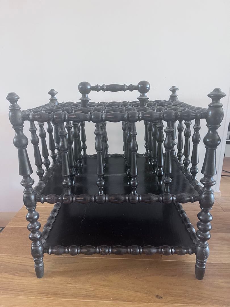 フランス　アンティーク　楽譜入れ　ミュージックシェルフ　シェルフ