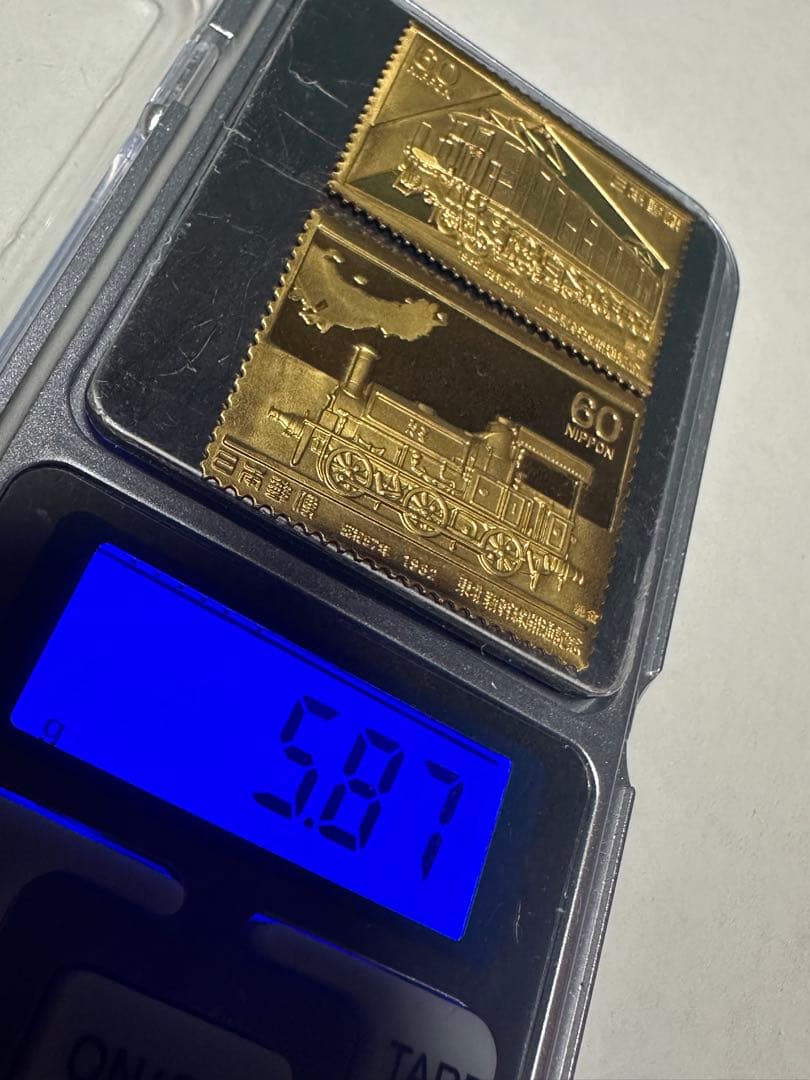 希少　松本徽章工業　純金刻印　純金/純銅　5.87g 純度保証　2枚セット