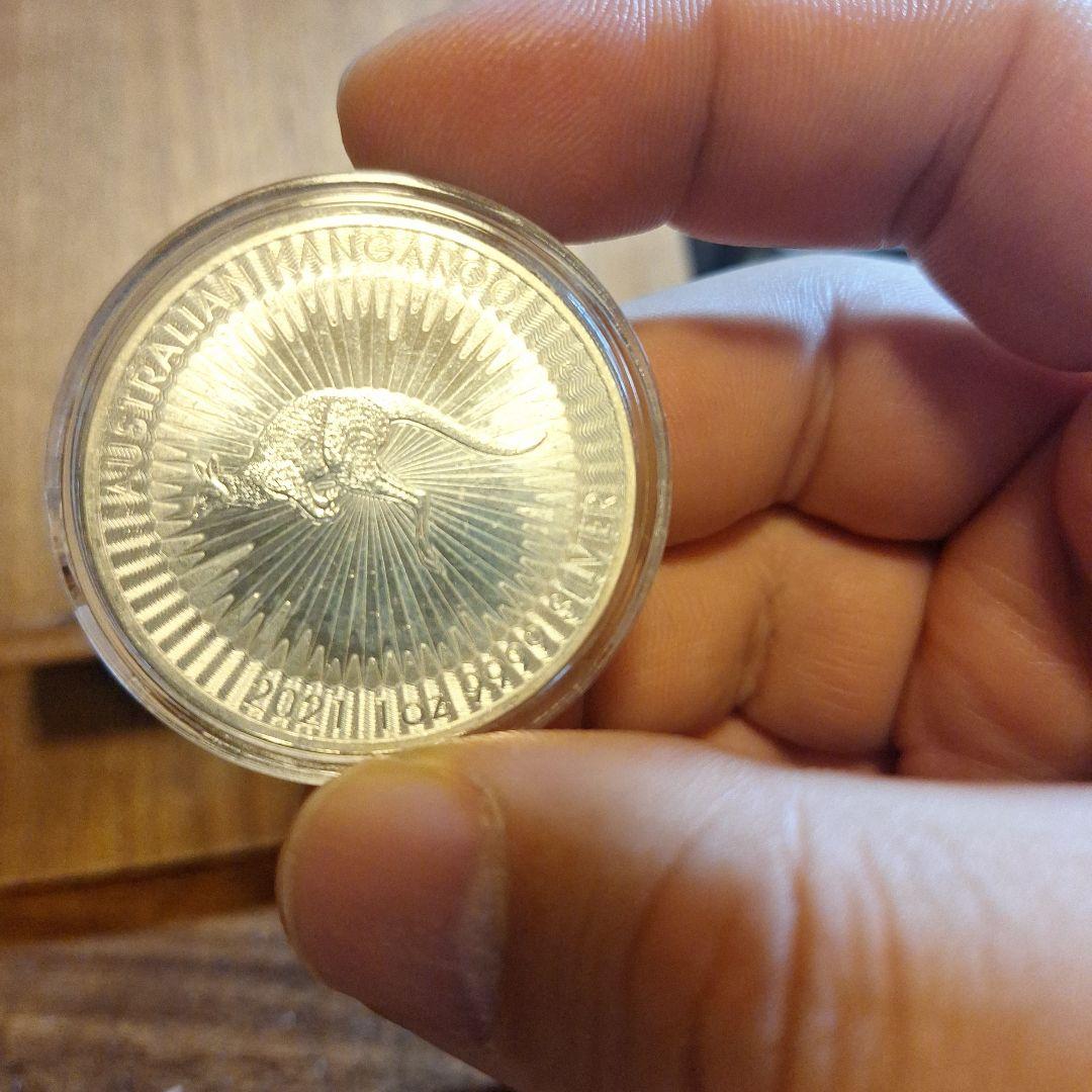 オーストラリア カンガルー シルバー 2021年　1オンス　銀貨