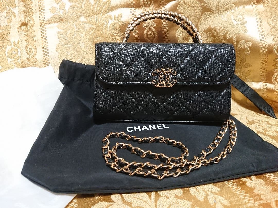 ☆CHANEL ノベルティ チェーンハンドル デザイン ショルダーバッグ☆