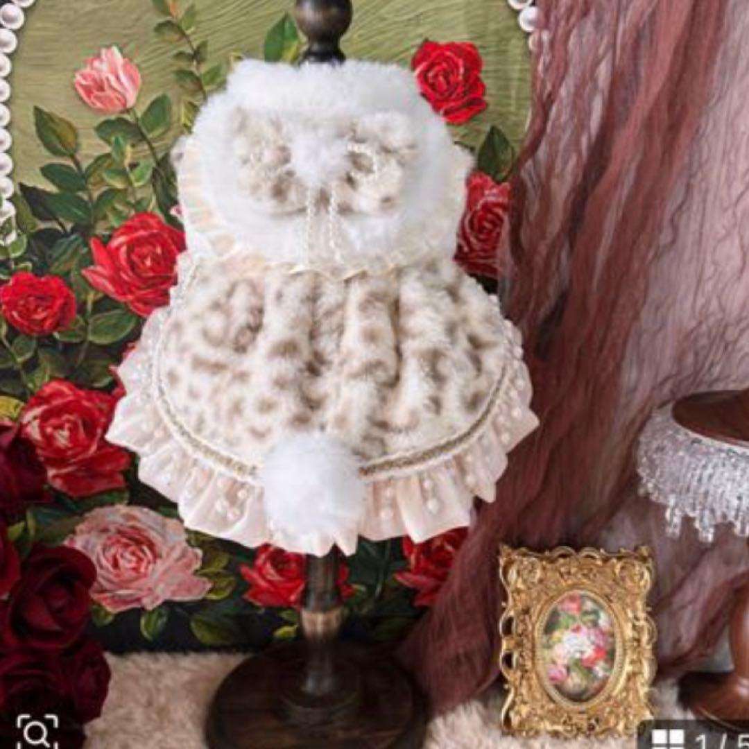 まめ犬服　猫服　ハンドメイド　ワンピース　わんちゃん