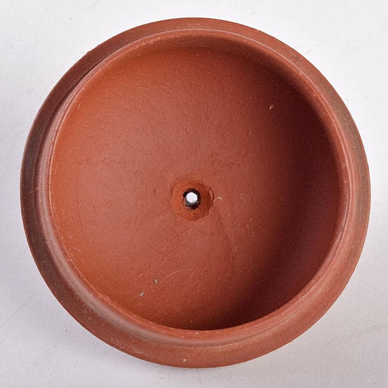 中国　中国宣興銘　紫砂　朱泥　急須　茶壷　V　R8916