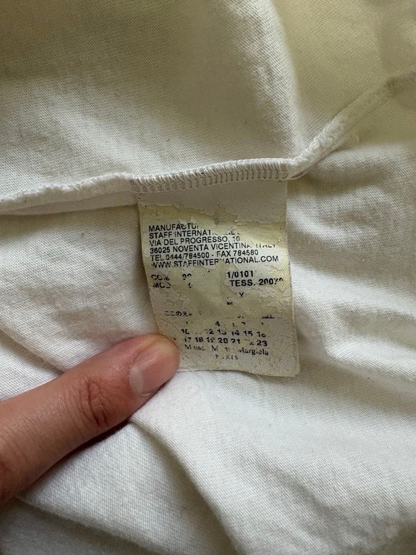 Maison Martin Margiela Tシャツ　ここのえ期