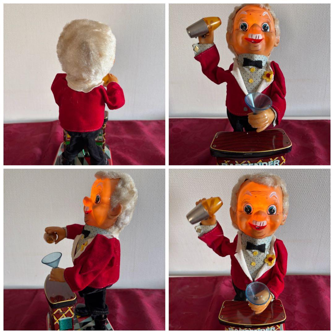 ⭐️野村トイ 電池式バーテンダー 動作品 /箱付