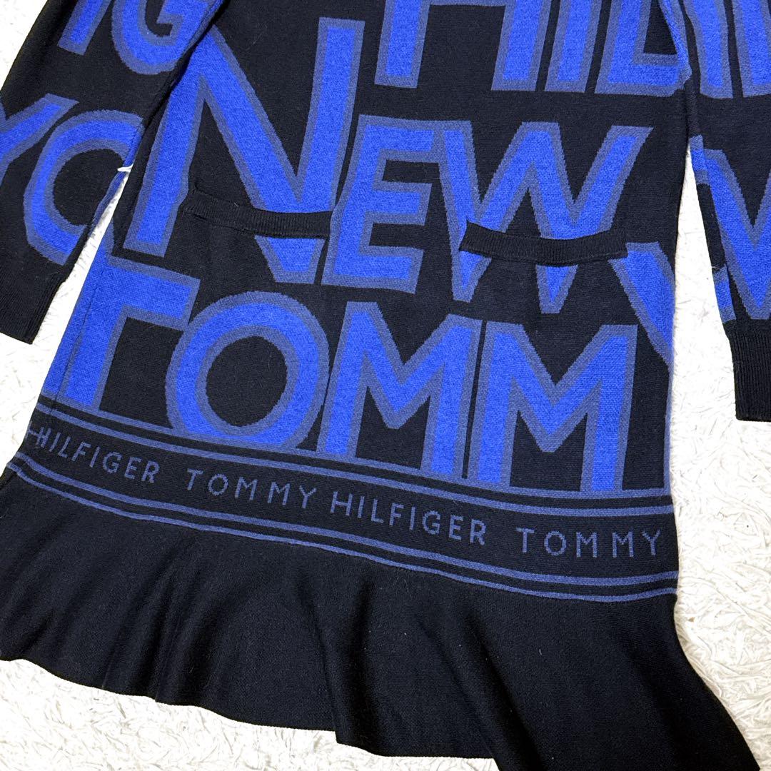 ✨完売品✨トミー ヒルフィガー ゴルフ ロゴジャカード フレアニットワンピース