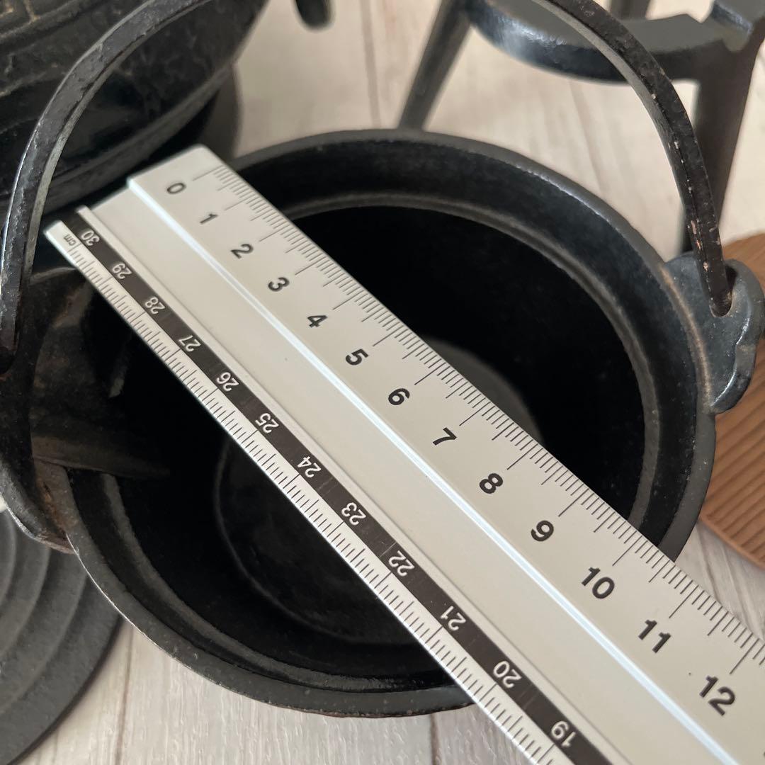 レトロ　鉄瓶と火鉢のセット