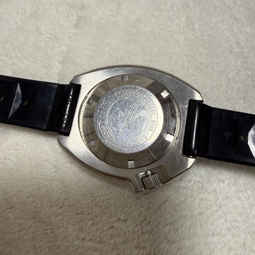 【希少・名機】SEIKO セイコー 6105-8110 セカンドダイバー 後期型
