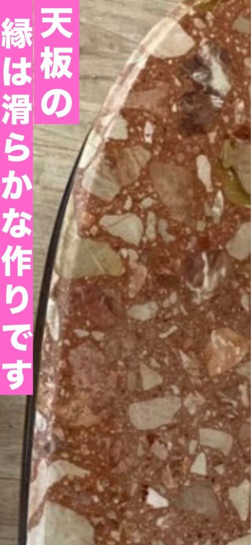 希少♦️最高級 大理石天板 イタリア ヴィンテージ テーブル♦️オーバル 彫刻♦️美品