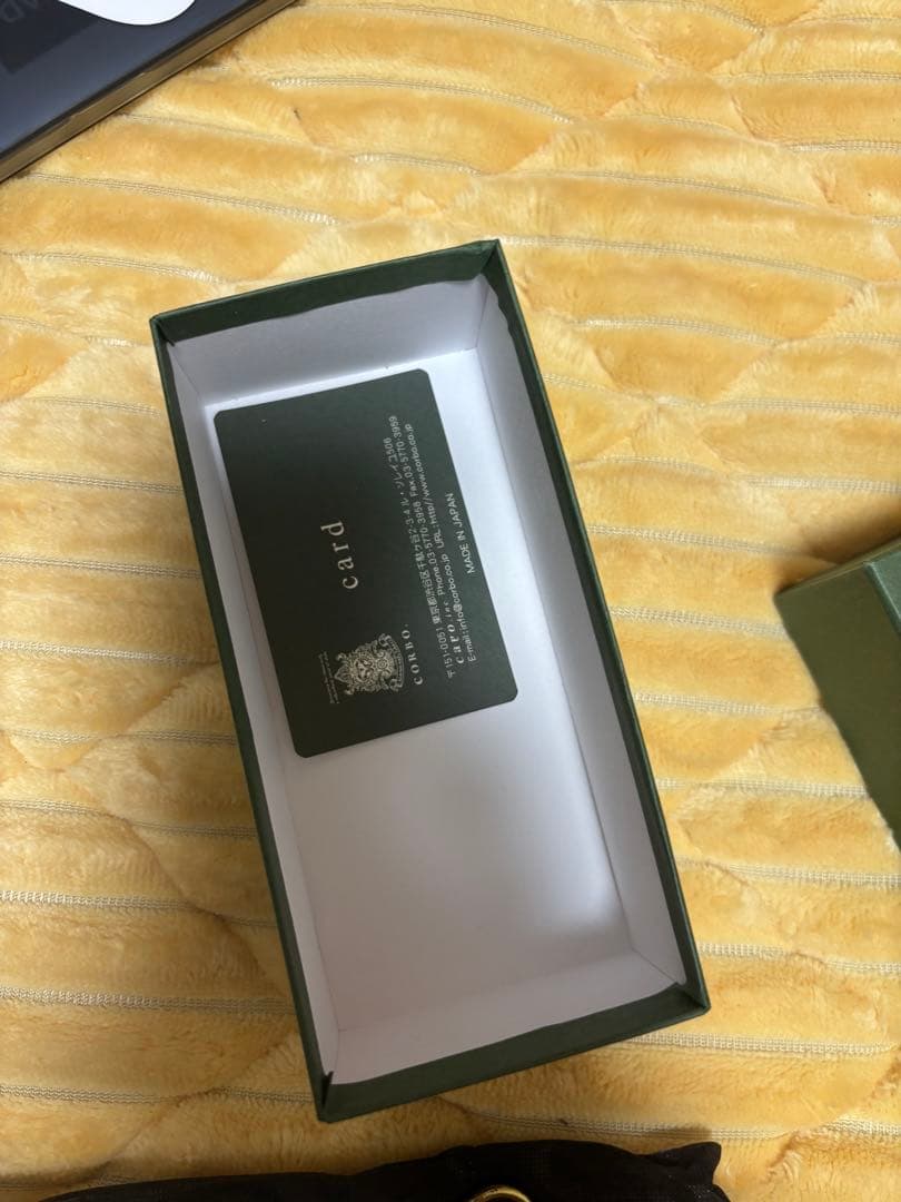 CORBO ブラック レザー キーケース