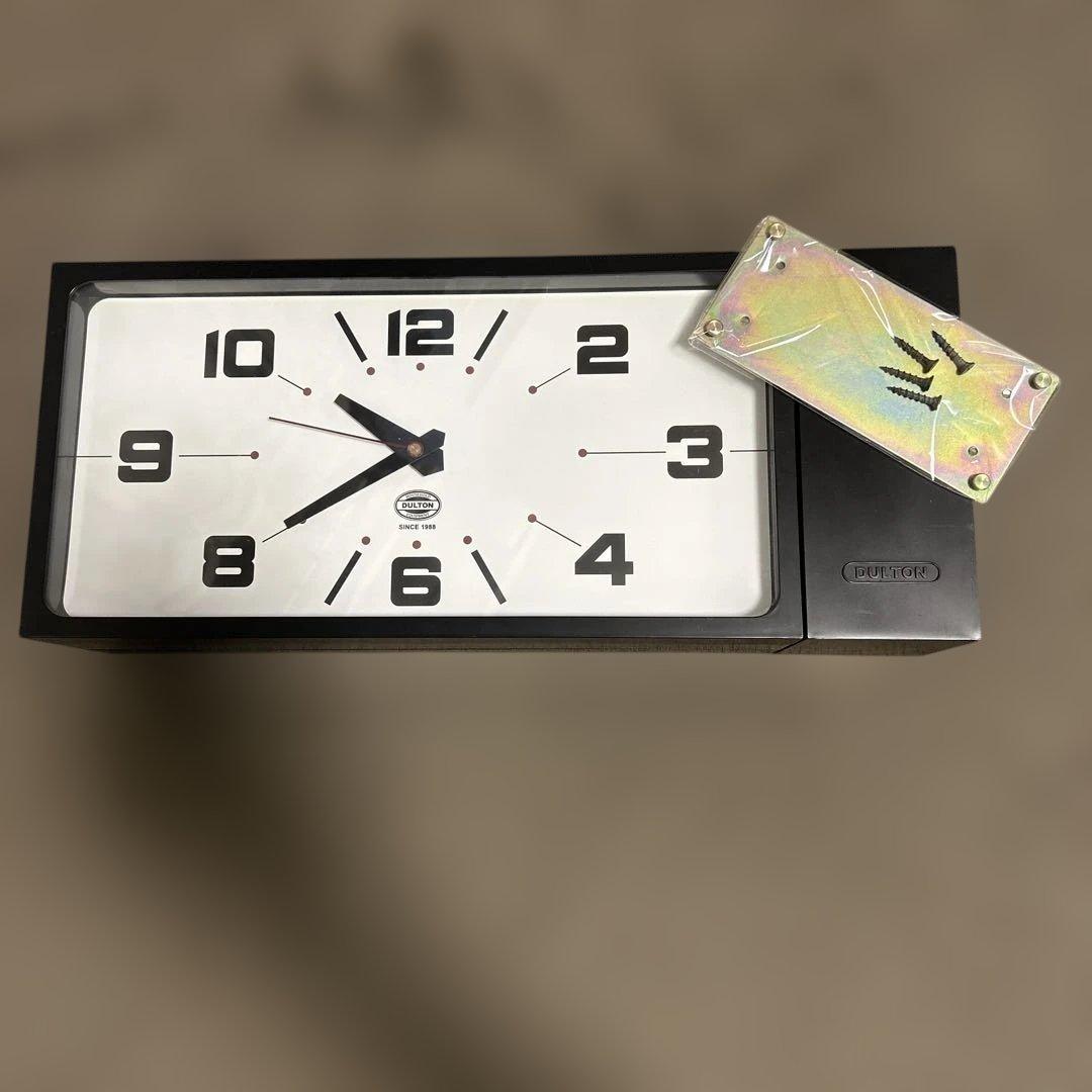 ダルトンDulton ダブルフェイス クロック　両面　壁掛け　ウォール　時計